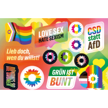 Stickerbogen Pride