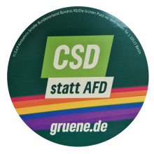 Aufkleber CSD statt AFD