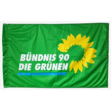 Tragefahne Logo Bündnis 90/Die Grünen
