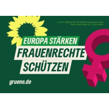 Aufkleber Europa stärken - Frauenrechte schützen