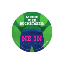 Aufkleber "Meine vier Buchstaben"