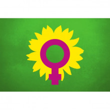Frauenlogo-Fahne