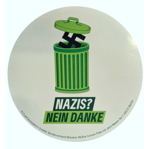Aufkleber "Nazis? Nein, danke."