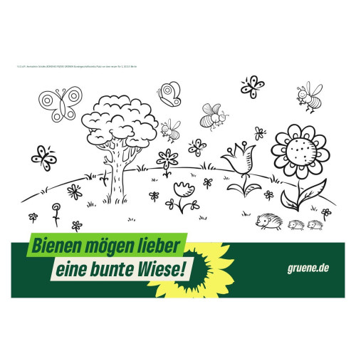 Malbogen Artenschutz