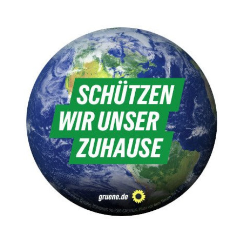 Aufkleber "Schützen wir unser Zuhause"