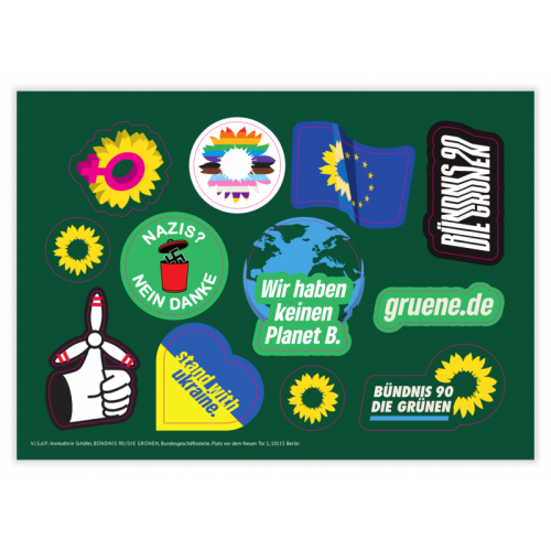 Stickerbogen, allgemein
