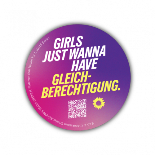 Aufkleber girls just wanna have fun