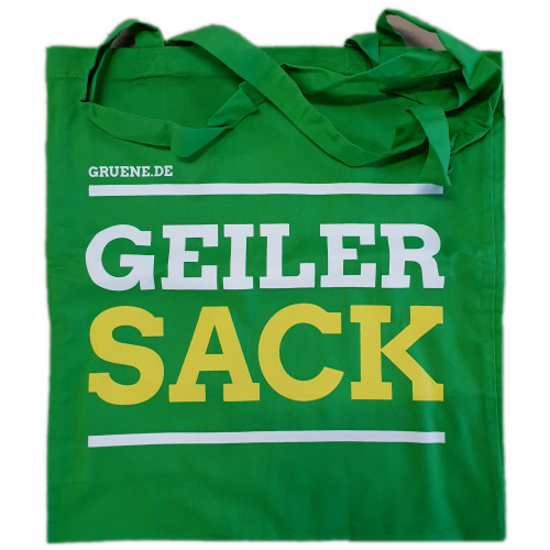 Bio-Baumwolltasche "Geiler Sack"