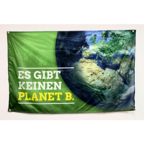Fahne "Es gibt keinen Planet B"