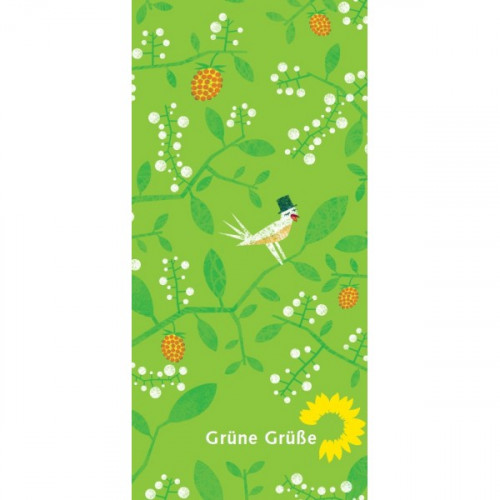 Grußkarte "Grüne Grüße"