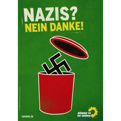 Plakat "Nazis? Nein Danke!"