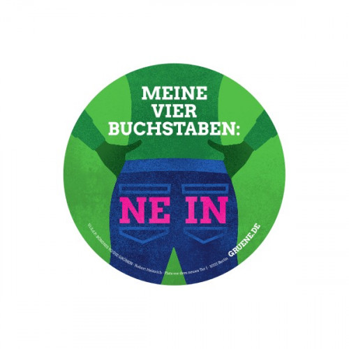 Aufkleber "Meine vier Buchstaben"