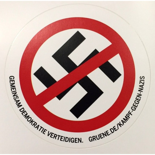 Aufkleber Gemeinsam Demokratie verteidigen