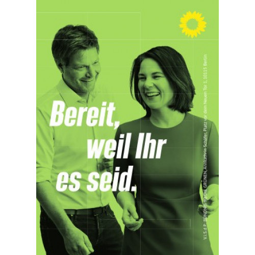 Aufkleber "Bereit, weil Ihr es seid"